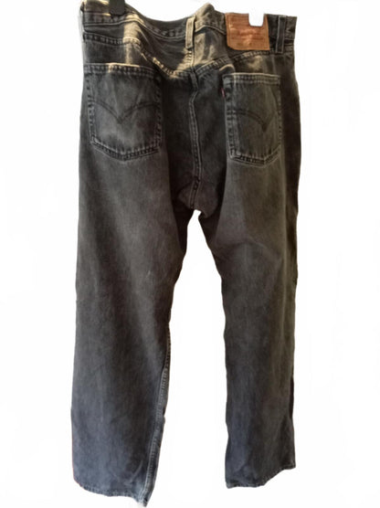 Vintage 1999 Levi's 501 Black Denim Jeans W36 L32