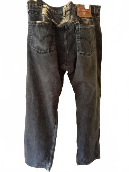 Vintage 1999 Levi's 501 Black Denim Jeans W36 L32