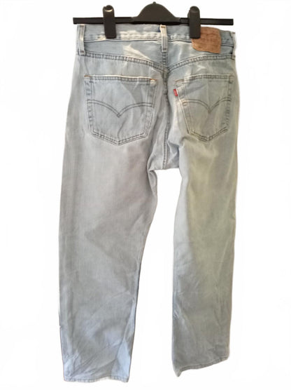 A 2006 pair of Levi 501s Light Wash Denim Jeans - W31 L30