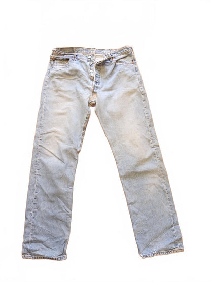 Levis 501s - Button-Fly Denim Jeans - W36 L34