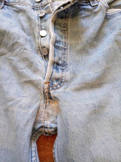 Levis 501s - Button-Fly Denim Jeans - W36 L34