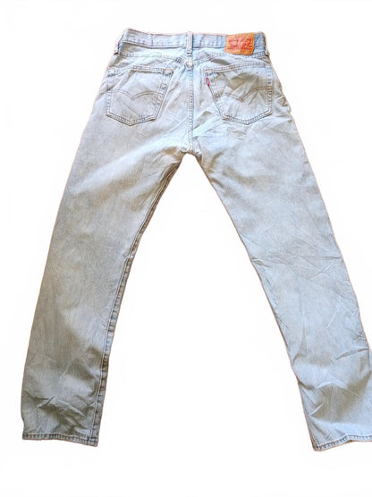 Levi's 501 Light Blue Denim Jeans W32 L32