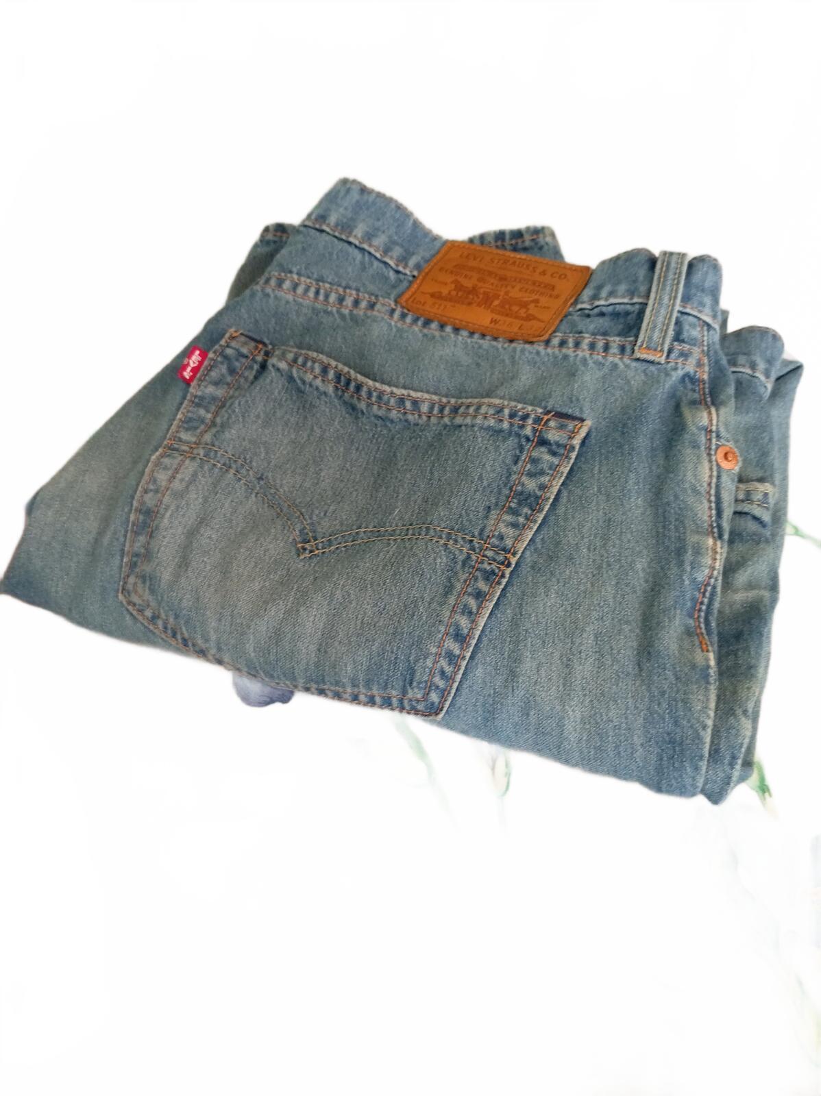 Levi's Premium Light Blue Denim Jeans 511 Design - Super Soft - W36 L32