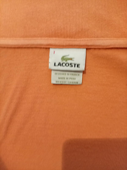 Lacoste Orange Polo Shirt - Size 7 (XXL)