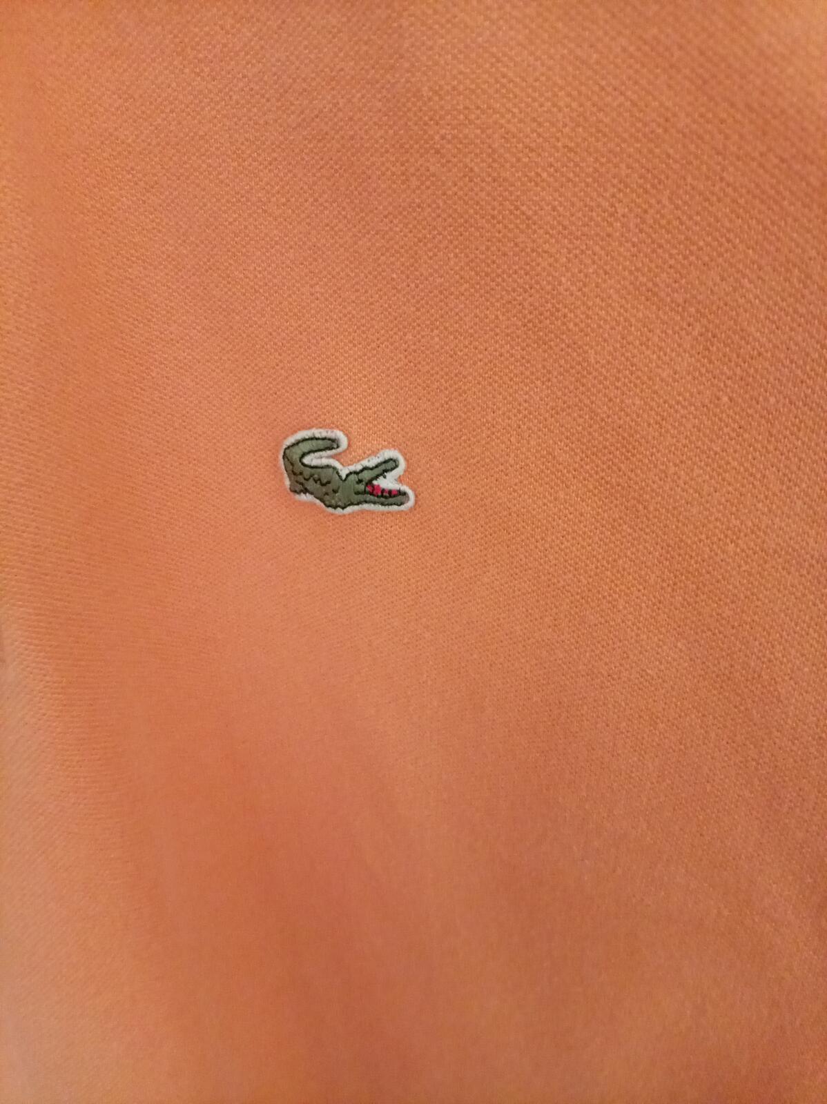 Lacoste Orange Polo Shirt - Size 7 (XXL)