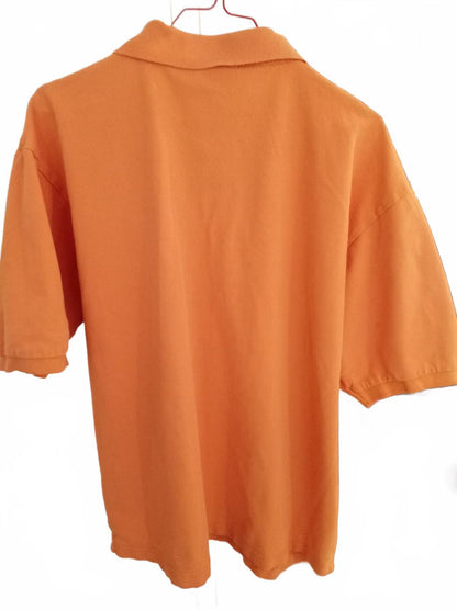 Lacoste Orange Polo Shirt - Size 7 (XXL)
