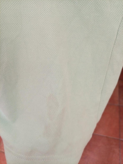 Lacoste Light Green Polo Shirt with Embroidered Logo & Chamise naming - Medium