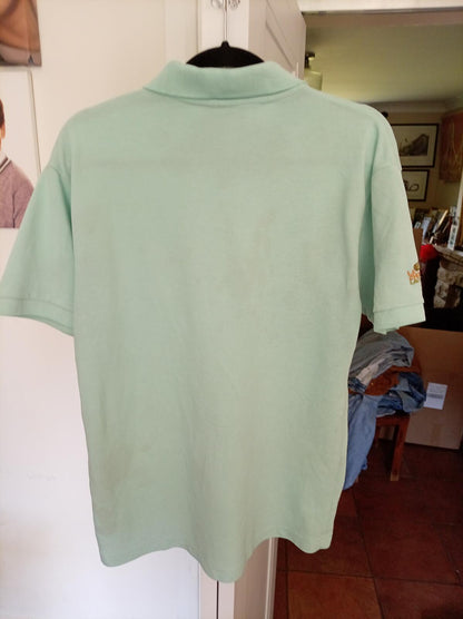 Lacoste Light Green Polo Shirt with Embroidered Logo & Chamise naming - Medium