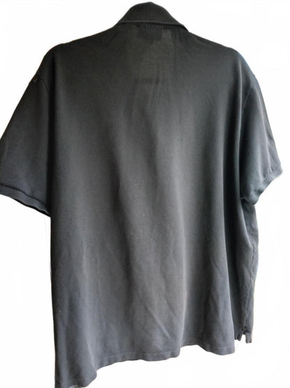 Lacoste Slim Fit Black Polo Shirt Size 9 - 4XL