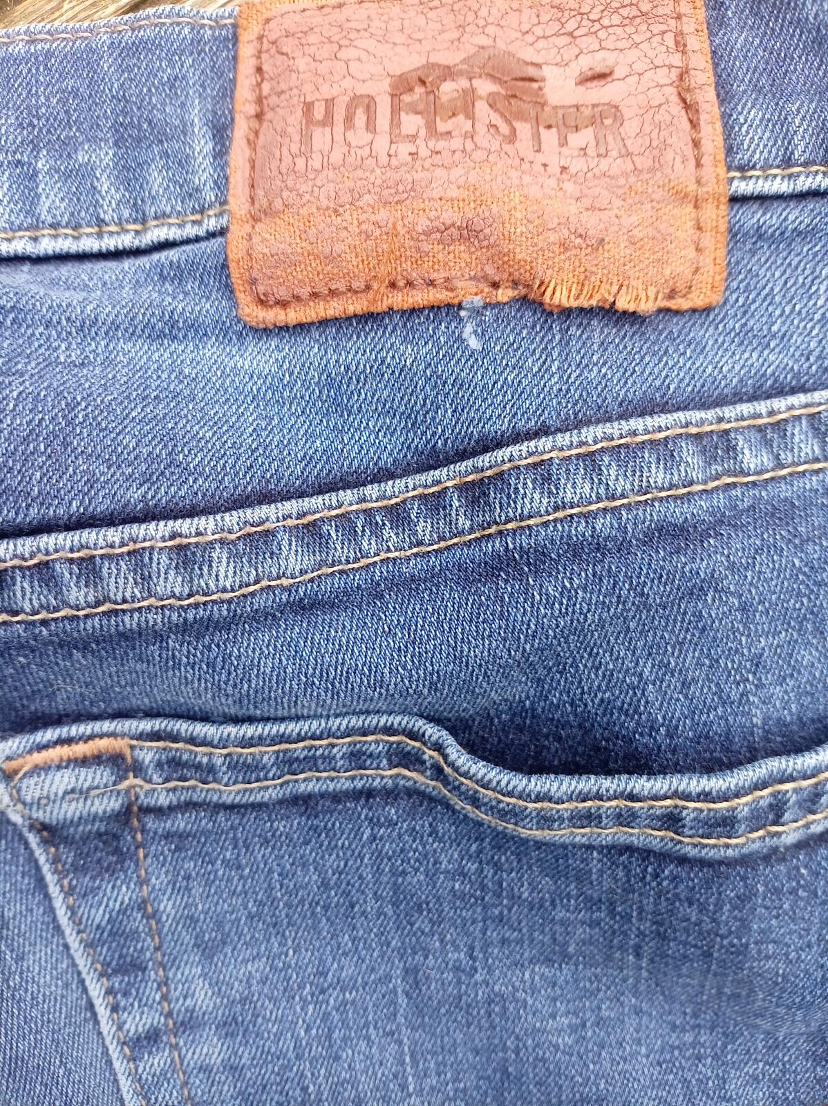 Hollister Blue Denim Skinny Jeans - W32 L34