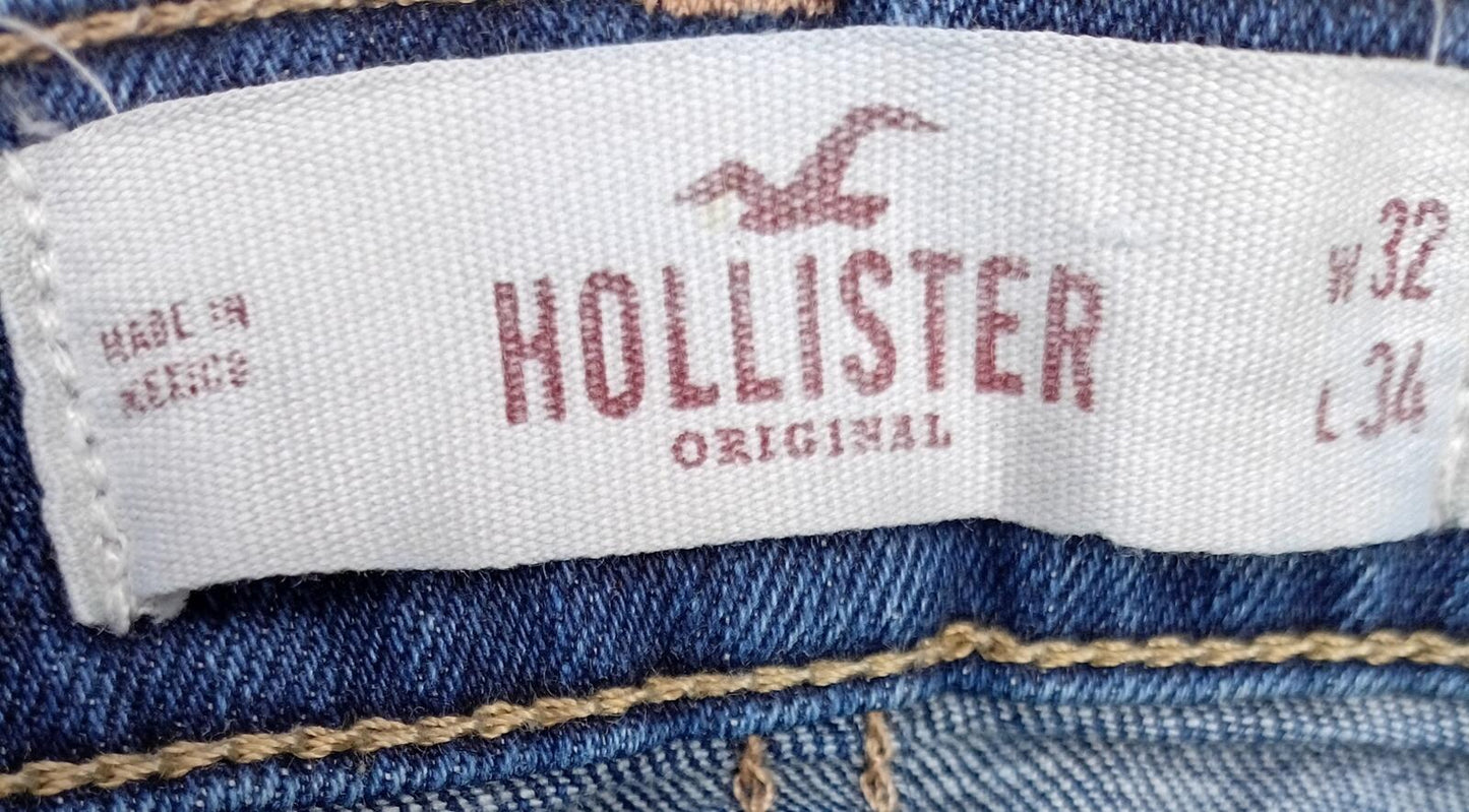 Hollister Blue Denim Skinny Jeans - W32 L34