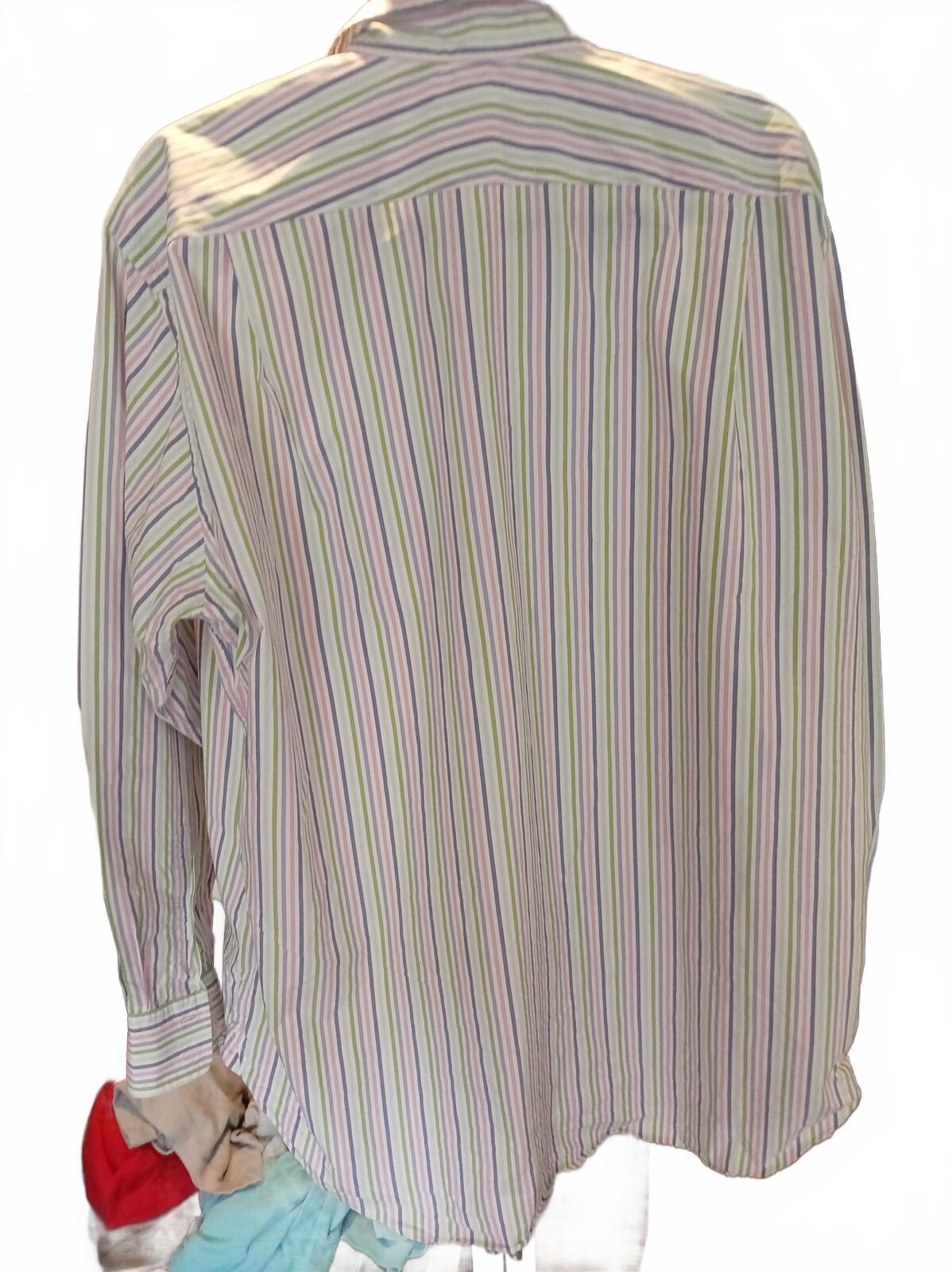 Boden London Men's Superfine Cotton Striped Shirt 17½ Collar