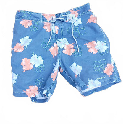 Hackett London Large Blue Floral Swim Shorts - Large
