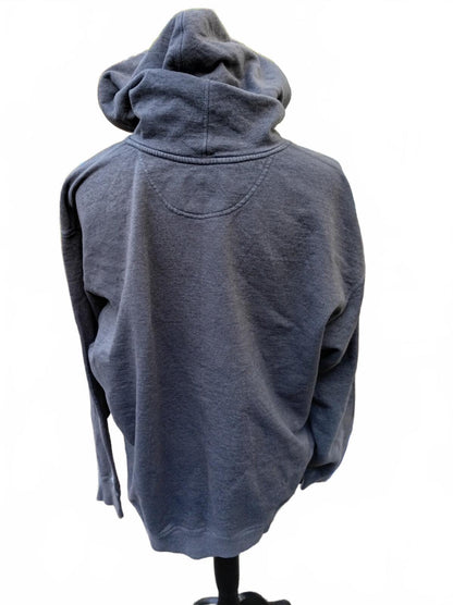 Champion Powerblend fleece hoodie in charcoal grey, size 2XL. Hanesbrands-era
