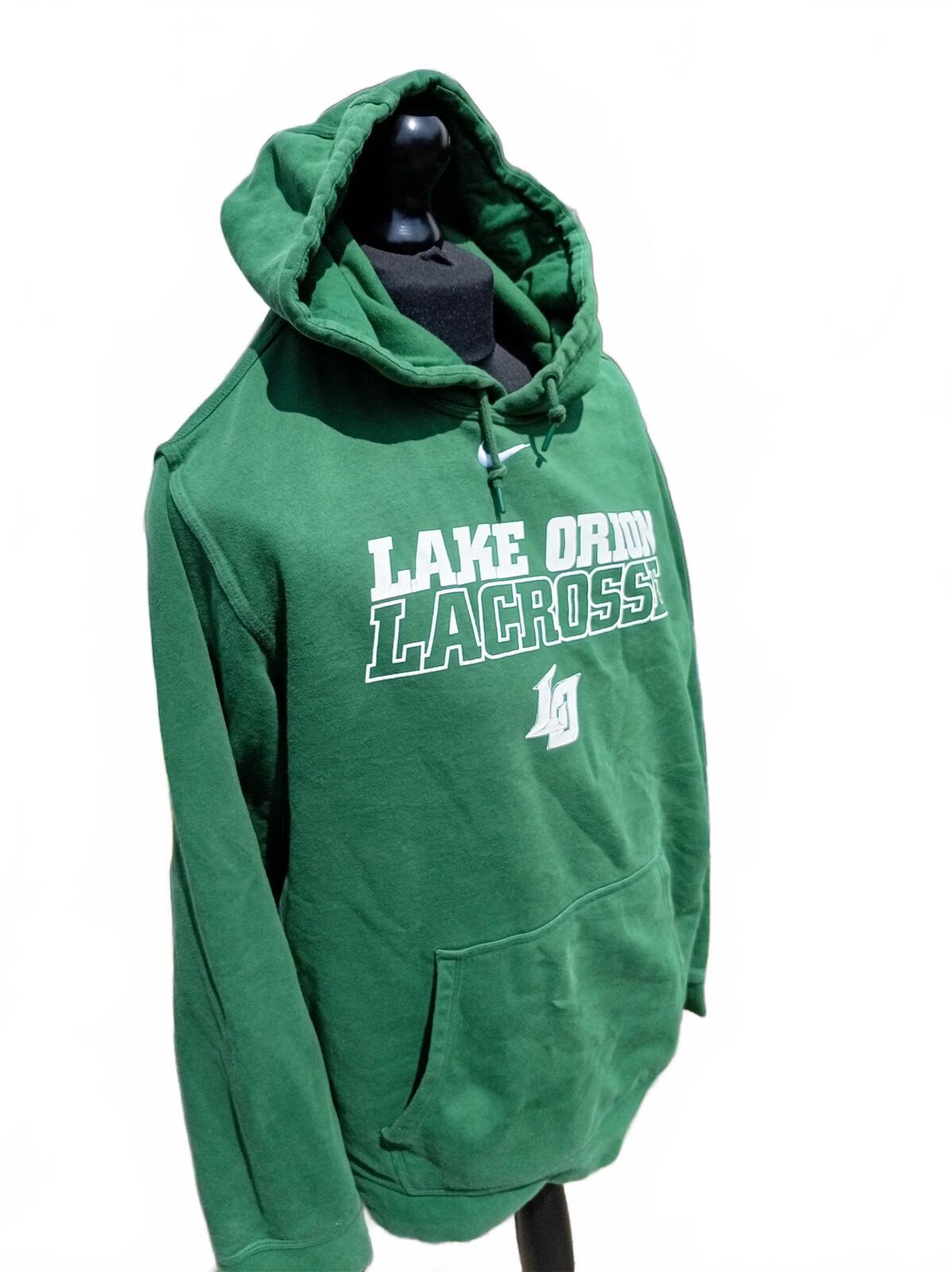 Nike Lake Orion Lacrosse Green XL Hoodie