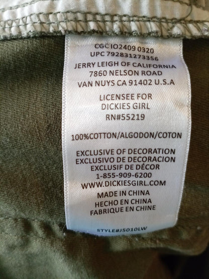 Dickies Girl Army Green Pants W28 L25 | 100% Cotton Utility
