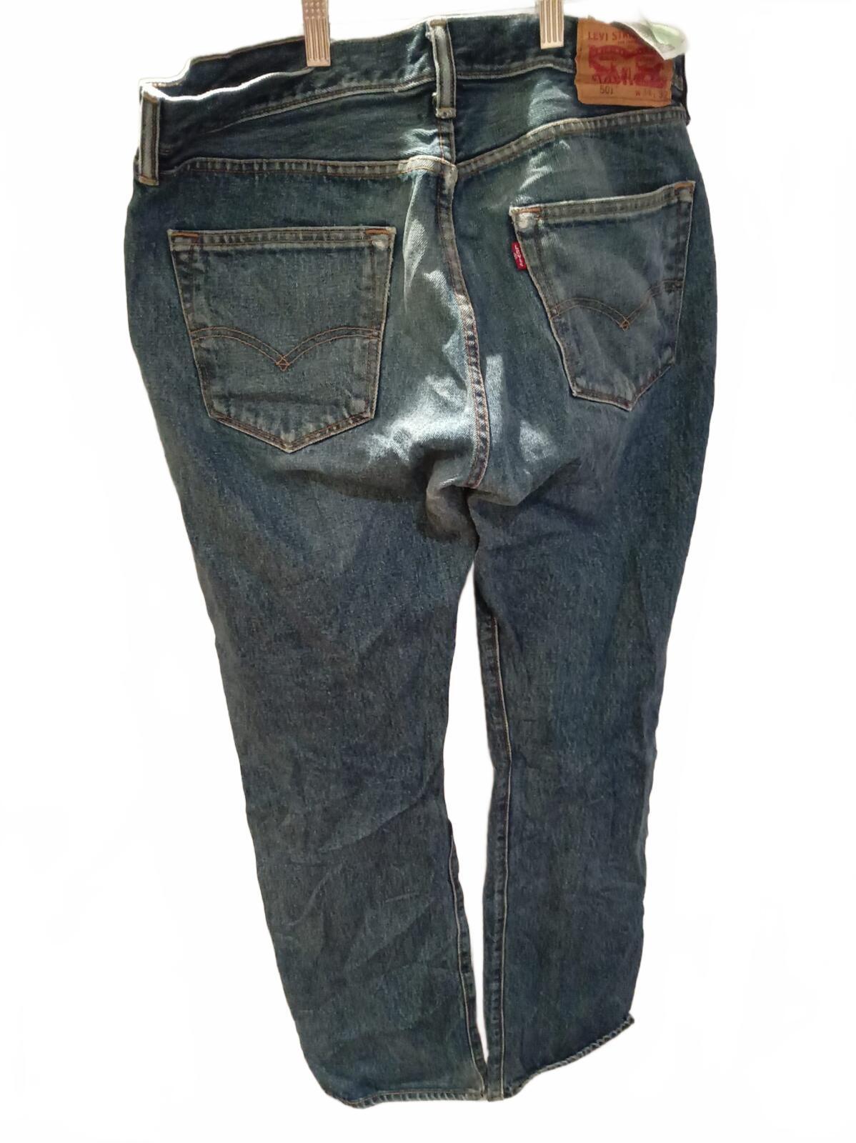 Levi's 501 Classic Fit Blue Denim Jeans W34 L32