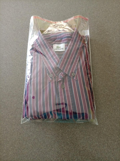 Vintage Lacoste Striped Long Sleeve Shirt Size 44