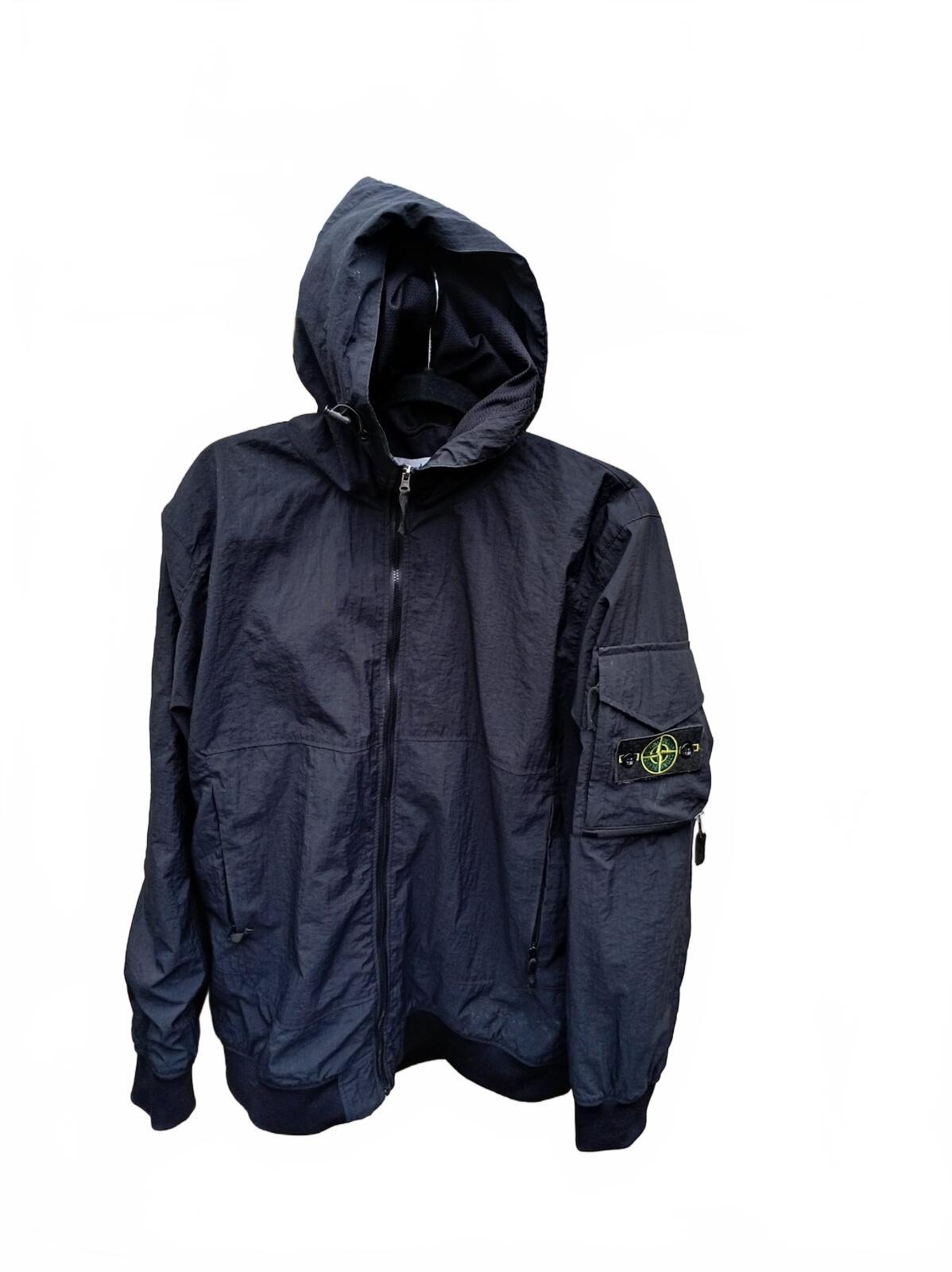 Stone Island Nylon Metal Hooded Jacket – Black – Size XXL