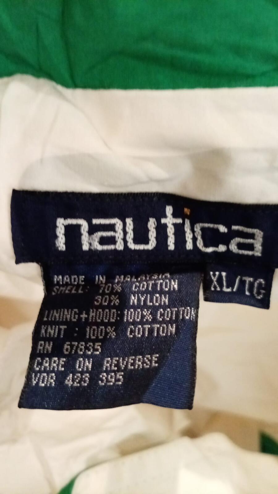 Vintage Nautica Cotton/Nylon Shell Jacket – Malaysia – XL – 1998–2004