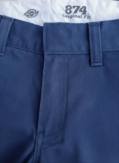 Dickies 874 Original Fit Work Pants 34x30 Raw Blue Rigid Skater Trousers