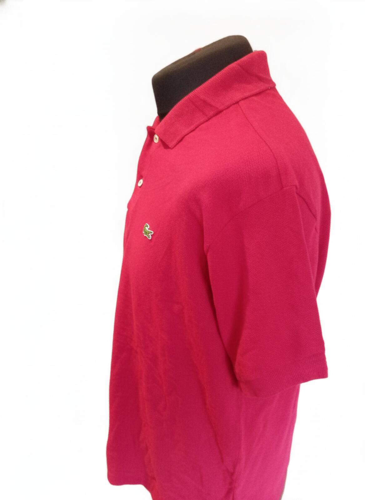 Lacoste Pink Short Sleeve Polo Shirt - 7 - 2XL - XXL