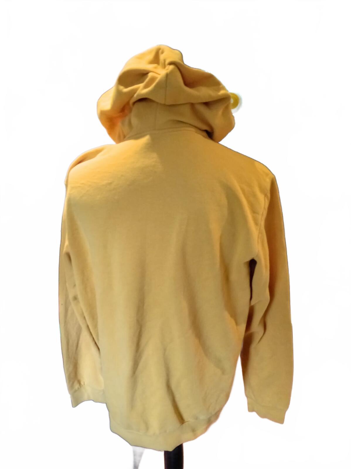 Adidas Originals Essential Hoodie | Pulse Yellow | Men's XL | Minimalist Trefoil