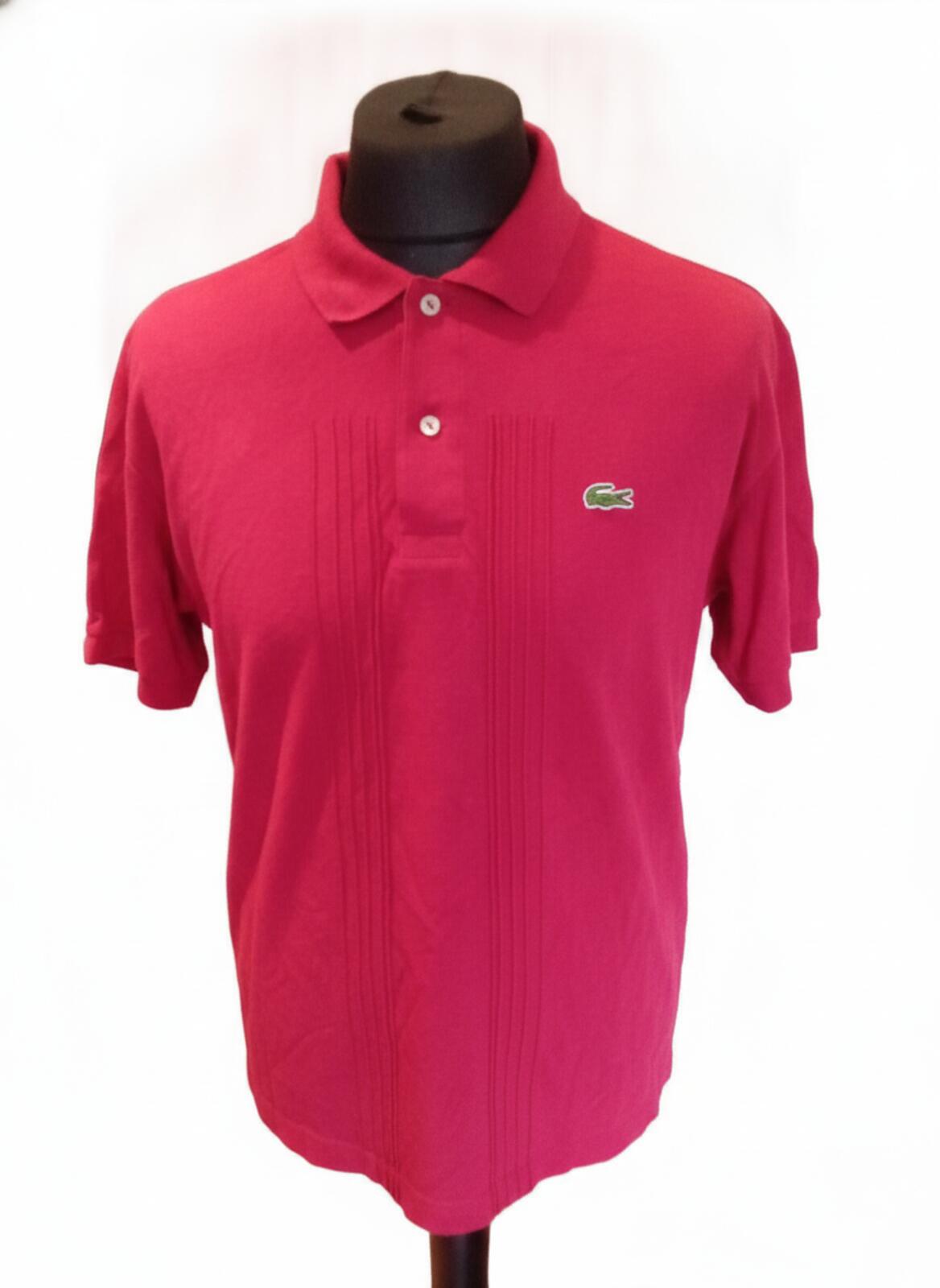Lacoste Pink Short Sleeve Polo Shirt - 7 - 2XL - XXL