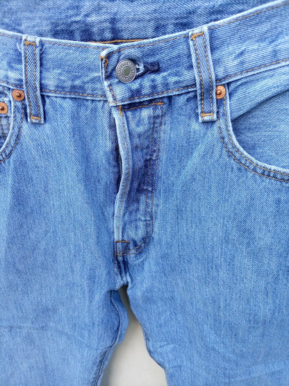 Levi's 501 Light Blue Denim Jeans W31 L32 Beautiful Condition