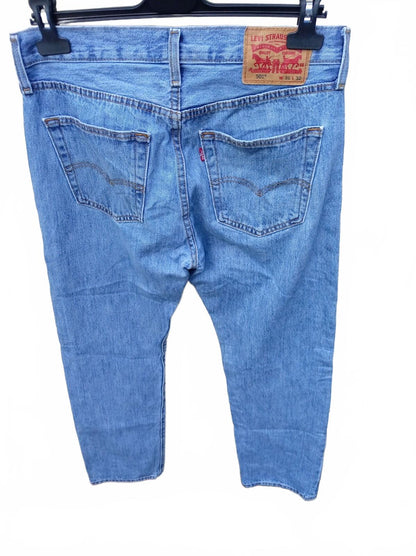 Levi's 501 Light Blue Denim Jeans W31 L32 Beautiful Condition