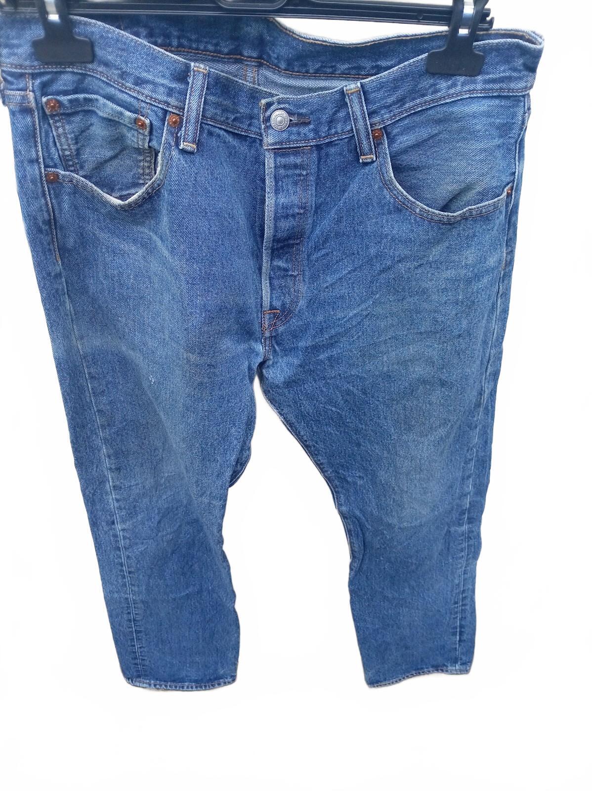 Beautiful Levi's 501 Classic Fit Blue Denim Jeans W34 L32