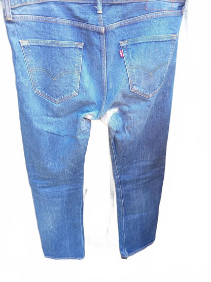 Levi's Classic Blue Denim Jeans - W36 L34 - Vintage Look