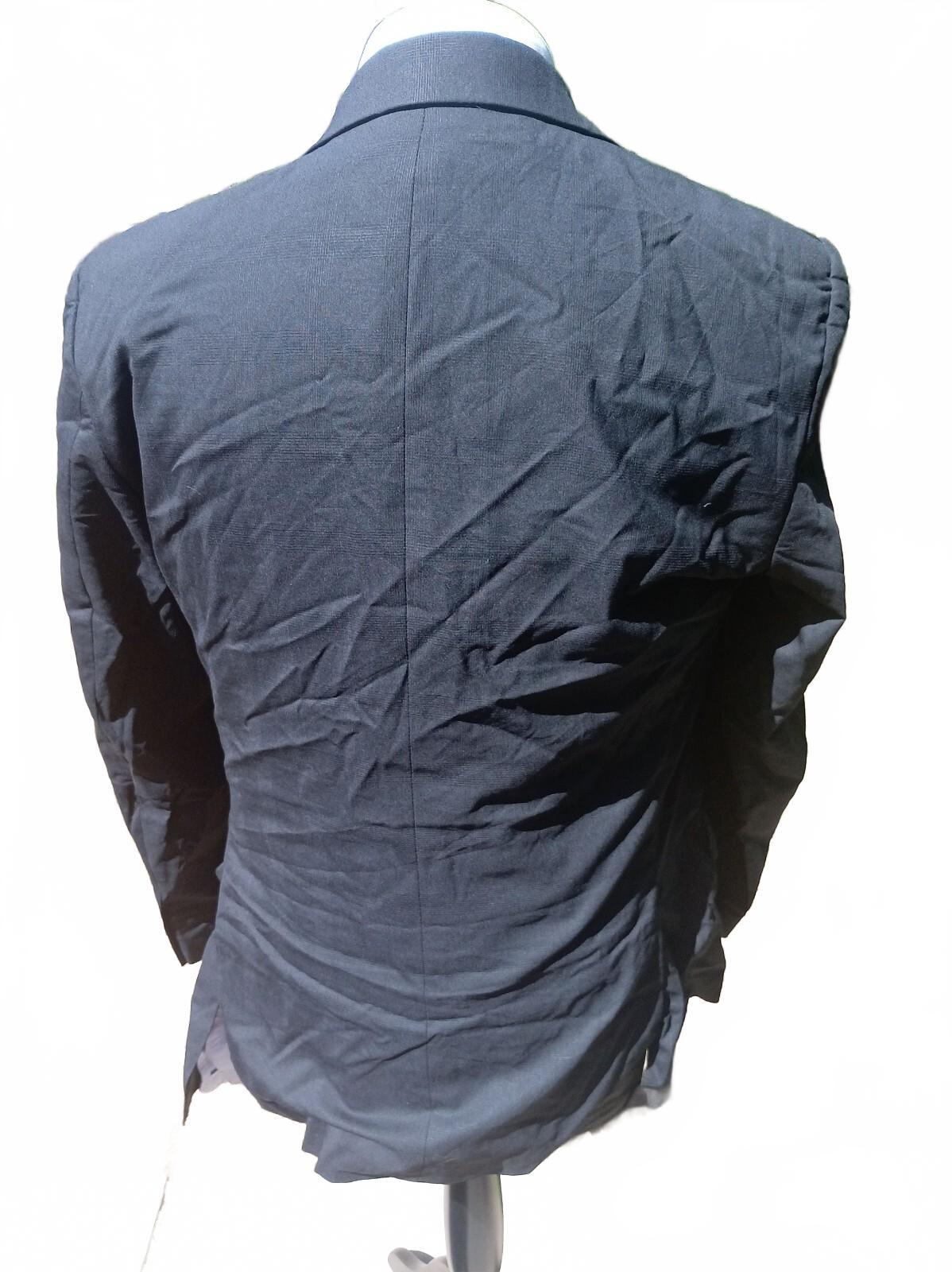 Hugo Boss Men's Suit Jacket Blazer Black 100% Virgin Wool UK 44 Regular Smart