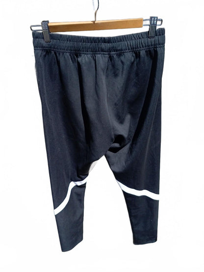 Kratos Sport Black Athletic Joggers with Flying Player Logo - Large