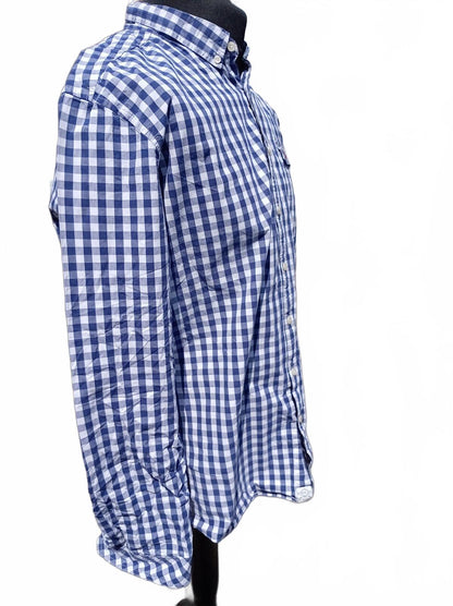 Joules Shirt – XL – Slim Fit – Blue/White Gingham – Superior Shirting