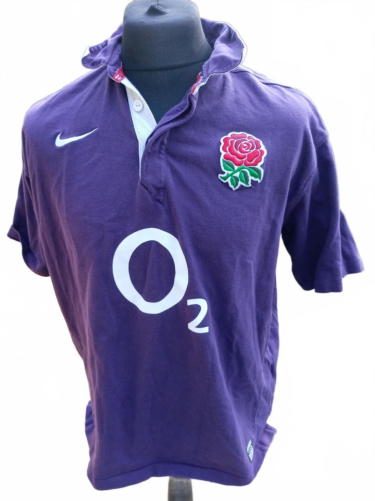 England Rugby Nike O2 Alternate Shirt – XL – Purple – Excellent Condition