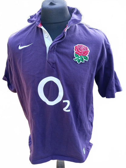 England Rugby Nike O2 Alternate Shirt – XL – Purple – Excellent Condition