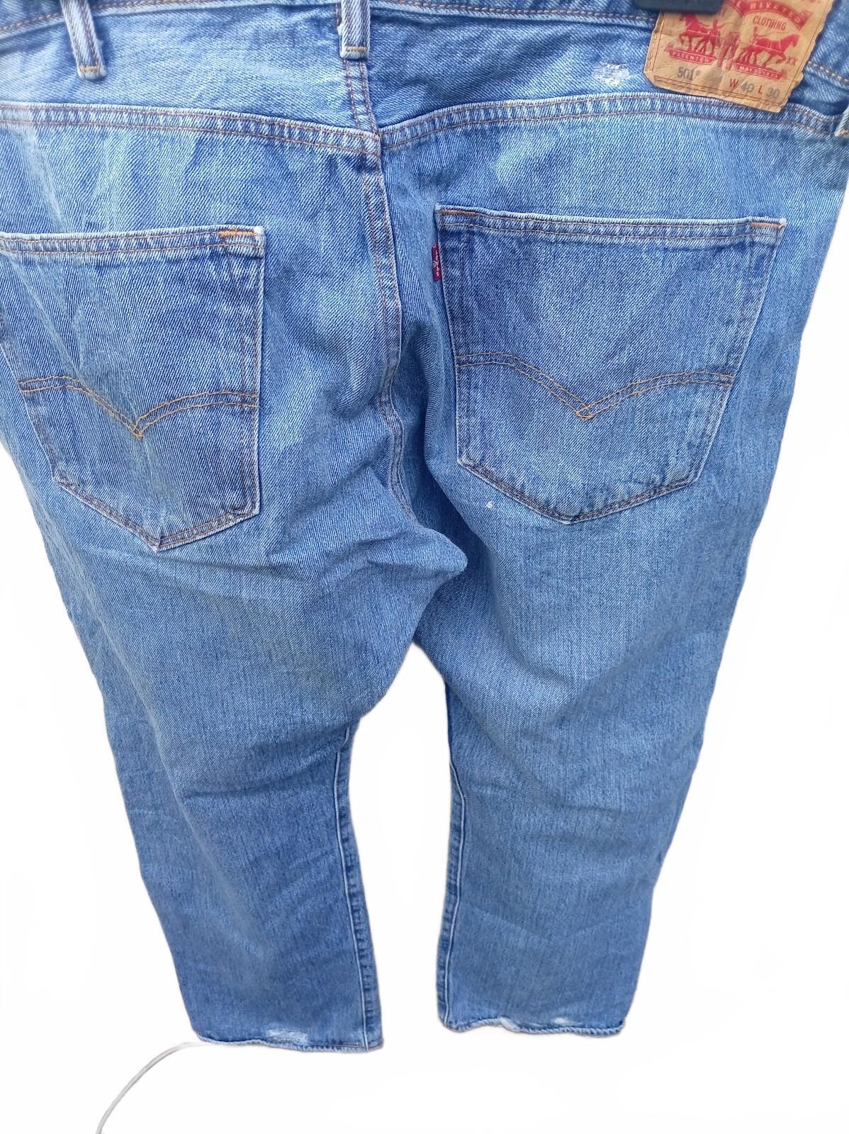 Levi's 501 Classic Blue Denim Jeans W40 L30