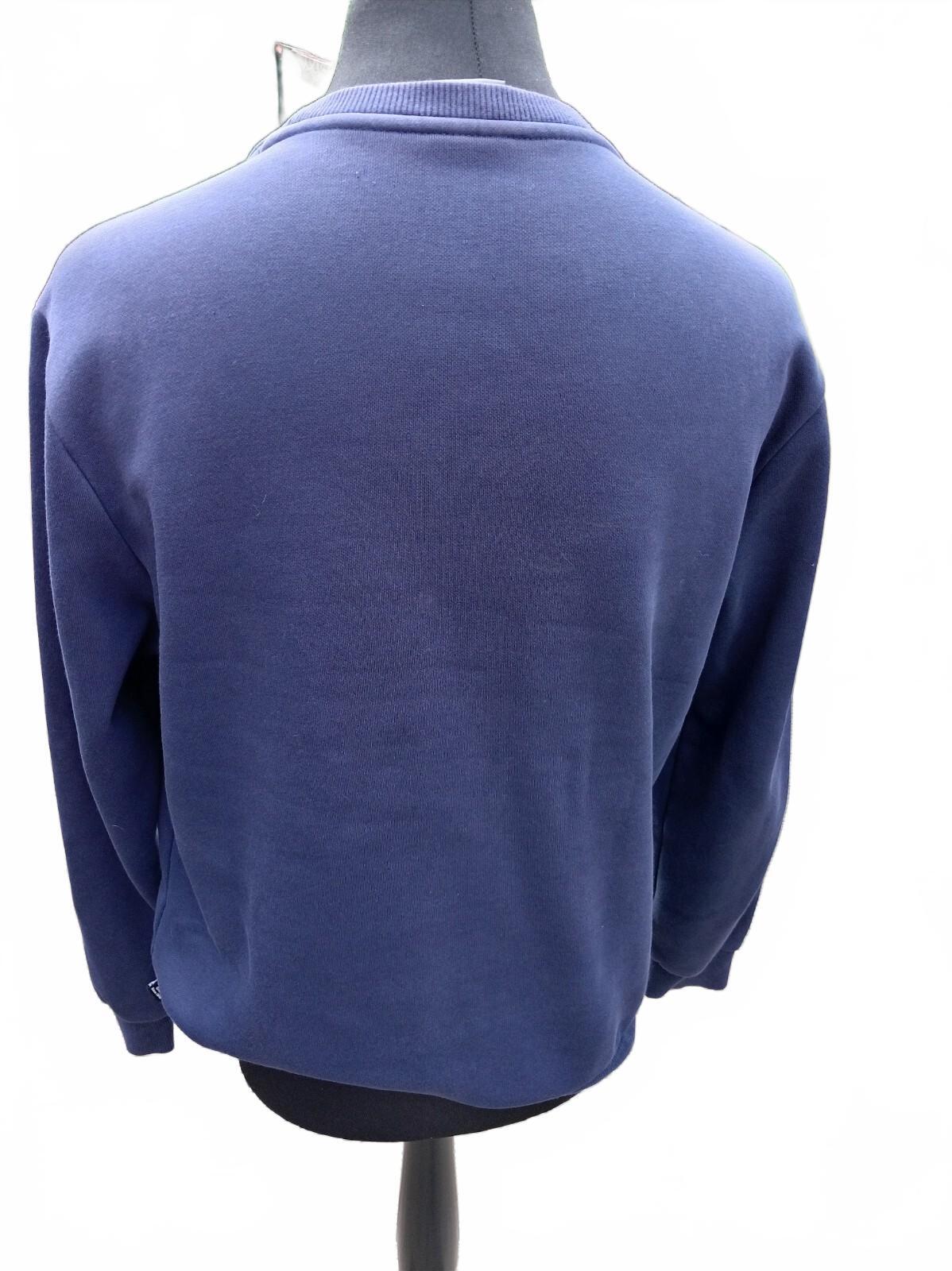 Puma Navy Blue Crewneck Sweatshirt in Medium