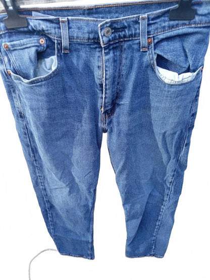 Levis 505 Regular Straight Men's Blue Jeans Size 32x32 Classic 5-Pocket