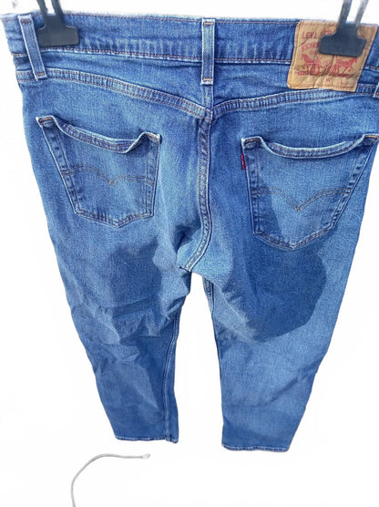 Levis 505 Regular Straight Men's Blue Jeans Size 32x32 Classic 5-Pocket
