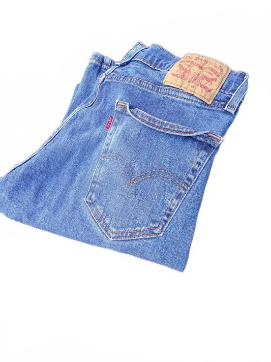 Levis 505 Regular Straight Men's Blue Jeans Size 32x32 Classic 5-Pocket