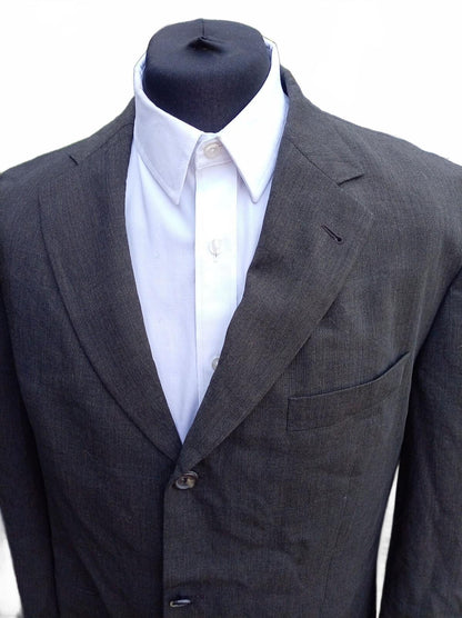 Hugo Boss 90s Virgin Wool Jacket – Made in USA – 42L – Vintage BOSS