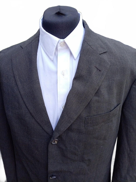 Hugo Boss 90s Virgin Wool Jacket – Made in USA – 42L – Vintage BOSS