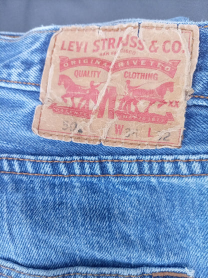 Levi's Classic Blue Denim Jeans - W34 L32