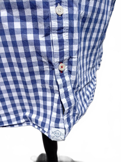 Joules Shirt – XL – Slim Fit – Blue/White Gingham – Superior Shirting