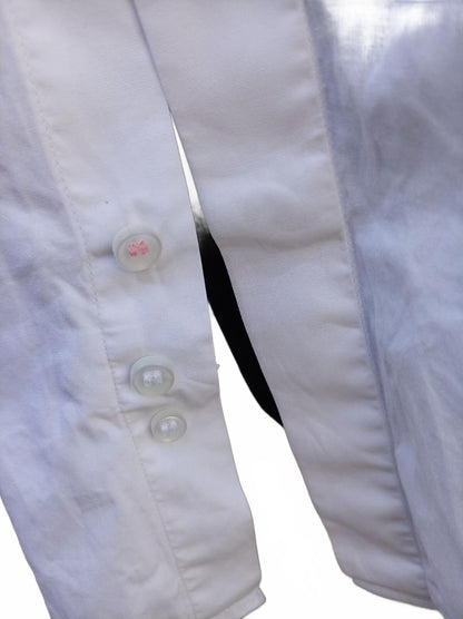 Thomas Pink Shirt – 17" Slim Fit – Pearl White – Jermyn Street – 2003