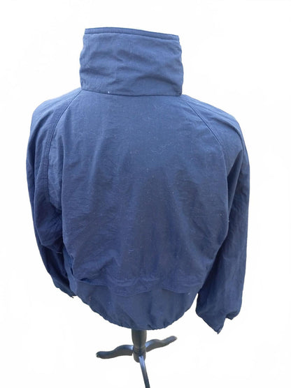 Vintage Dockers Golf Jacket Mens M Navy Blue Oversized 90s Windbreaker 24 P2P