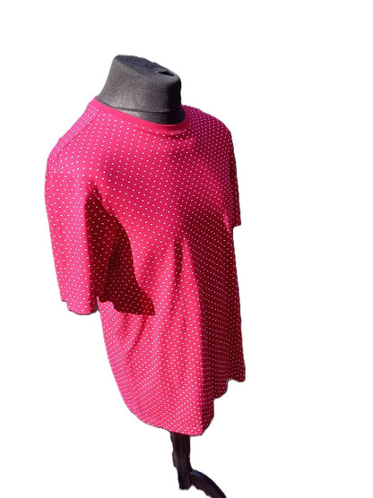 Farah Dotted Short Sleeve T-Shirt - Large - 23" P2P
