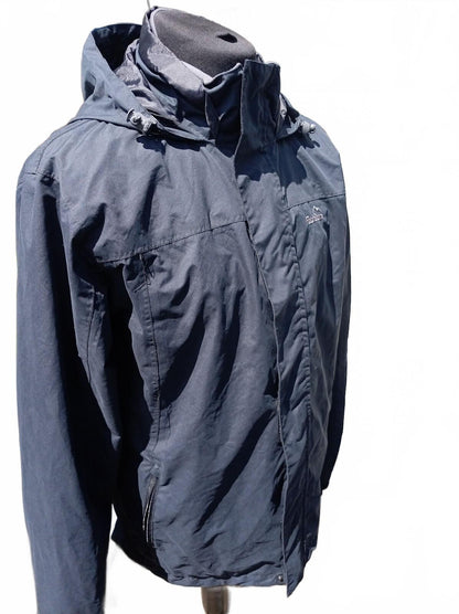 Peter Storm Waterproof Jacket Large Blue – 23" P2P – Outdoor Hiking Walking Coat